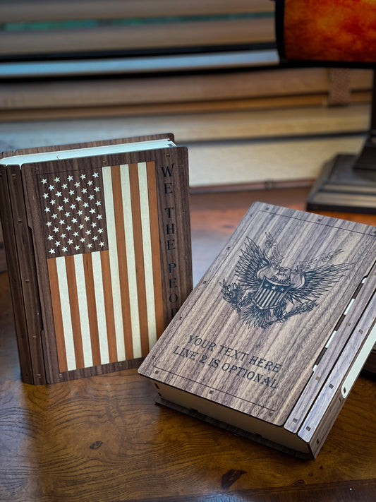 American Book Box™ - Great Seal of the United States - with custom engraving